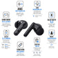Audífonos Bluetooth Master-G con Cancelación de Ruido ANC Game Mode y App BUDS32B
