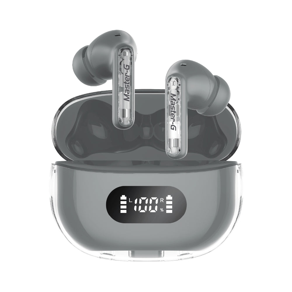 Audífonos Bluetooth Master-G con Cancelación de Ruido ANC Game Mode y App BUDS35G