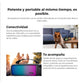 Parlante Bluetooth Portátil Master-G TWS con Luces RGB 2”x2 MGBOOM