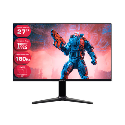 Monitor Gamer Master-G 27" Full HD 180Hz 1Ms Pivot Posición Vertical
