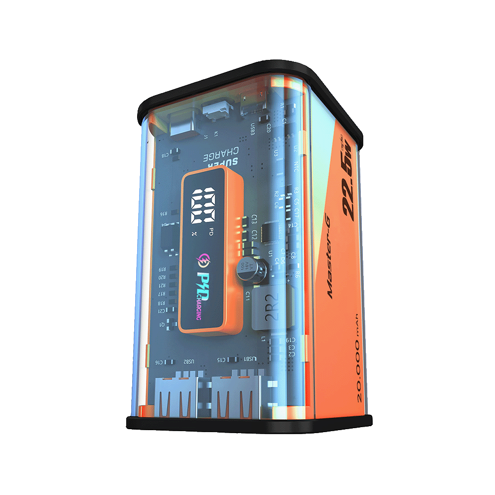 Power Bank Batería Externa Master-G 20000mAh 22.5w Carga Rápida